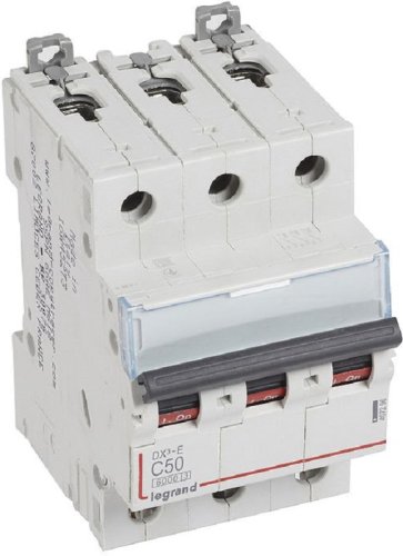 Выключатель автоматический Legrand DX3-E 6000 3п 50А C 10кА картинка